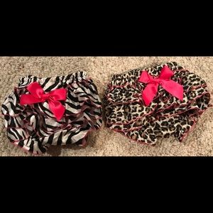 Animal Print Baby Diaper Covers (2) Medium